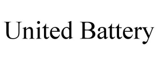 UNITED BATTERY