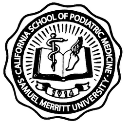 SAMUEL MERRITT UNIVERSITY · CALIFORNIA SCHOOL OF PODIATRIC MEDICINE · 1914