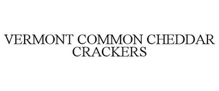 VERMONT COMMON CHEDDAR CRACKERS