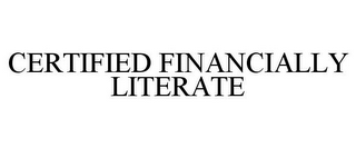 CERTIFIED FINANCIALLY LITERATE