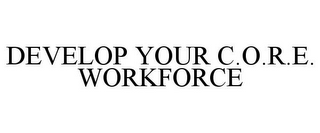 DEVELOP YOUR C.O.R.E. WORKFORCE