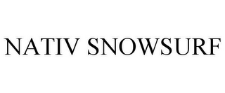 NATIV SNOWSURF