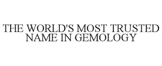 THE WORLD'S MOST TRUSTED NAME IN GEMOLOGY