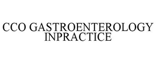 CCO GASTROENTEROLOGY INPRACTICE