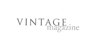 VINTAGE MAGAZINE