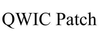 QWIC PATCH