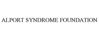 ALPORT SYNDROME FOUNDATION