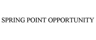 SPRING POINT OPPORTUNITY