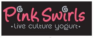 PINK SWIRLS · LIVE CULTURED YOGURT ·