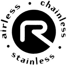 R · AIRLESS · CHAINLESS · STAINLESS