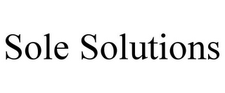 SOLE SOLUTIONS