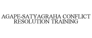 AGAPE-SATYAGRAHA CONFLICT RESOLUTION TRAINING