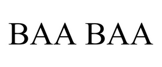 BAA BAA