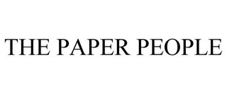 THE PAPER PEOPLE