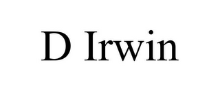 D IRWIN