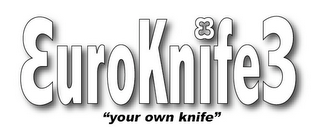 EUROKNIFE3 "YOUR OWN KNIFE"