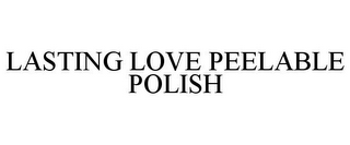 LASTING LOVE PEELABLE POLISH