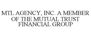 MTL AGENCY, INC. A MEMBER OF THE MUTUAL TRUST FINANCIAL GROUP