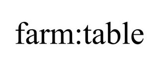 FARM:TABLE