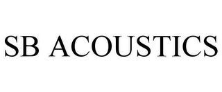 SB ACOUSTICS