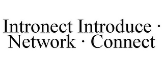 INTRONECT INTRODUCE · NETWORK · CONNECT