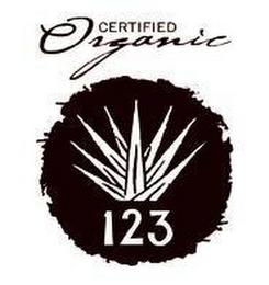 123 TEQUILA CERTIFIED ORGANIC 100% DE AGAVE