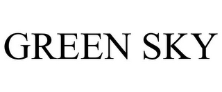 GREEN SKY