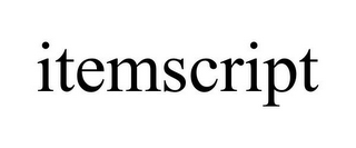 ITEMSCRIPT