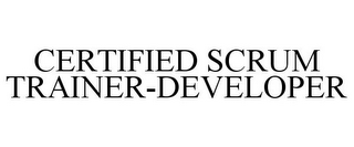 CERTIFIED SCRUM TRAINER-DEVELOPER