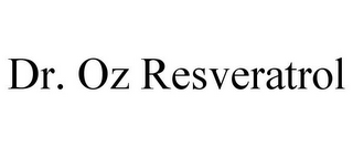 DR. OZ RESVERATROL