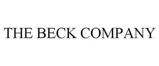 THE BECK COMPANY