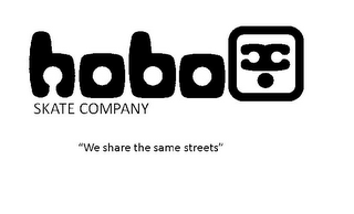 HOBO SKATE COMPANY "WE SHARE THE SAME STREETS"