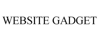 WEBSITE GADGET