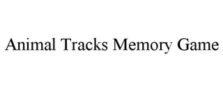 ANIMAL TRACKS MEMORY GAME