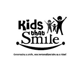 KIDS THAT SMILE GENERATING A SMILE, ONE PERSONALIZED GIFT AT A TIME!