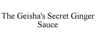 THE GEISHA'S SECRET GINGER SAUCE