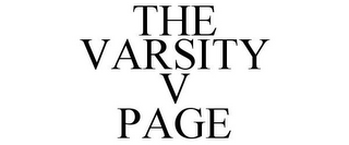 THE VARSITY V PAGE