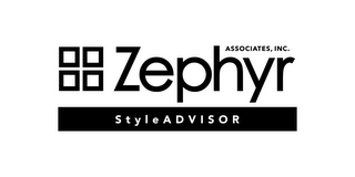 ZEPHYR ASSOCIATES, INC. STYLEADVISOR