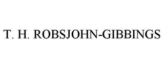 T. H. ROBSJOHN-GIBBINGS