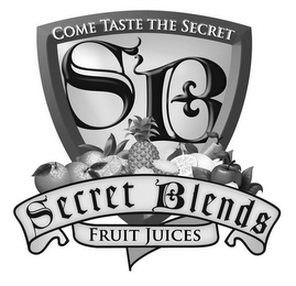 COME TASTE THE SECRET SECRET BLENDS FRUIT JUICES SB