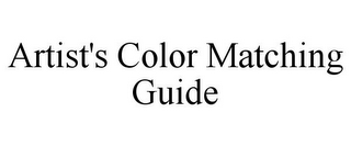 ARTIST'S COLOR MATCHING GUIDE