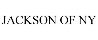 JACKSON OF NY