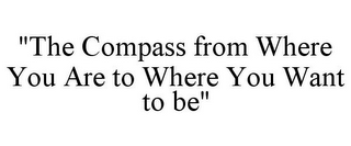 "THE COMPASS FROM WHERE YOU ARE TO WHERE YOU WANT TO BE"