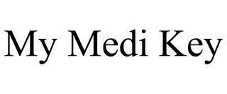 MY MEDI KEY