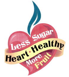 LESS SUGAR MORE FRUIT HEART·HEALTHY