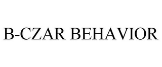 B-CZAR BEHAVIOR