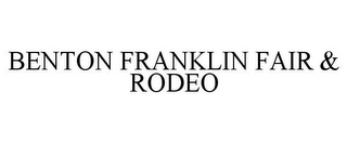 BENTON FRANKLIN FAIR & RODEO