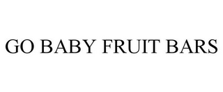 GO BABY FRUIT BARS