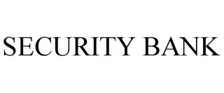 SECURITY BANK