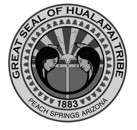 GREAT SEAL OF HUALAPAI TRIBE PEACH SPRINGS ARIZONA 1883